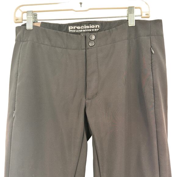Precision Mountainwear Black Outdoor Winter Snow Pants Size Large - Picture 2 of 10